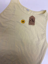 Load image into Gallery viewer, Sunflower tank top- yellow - XXL