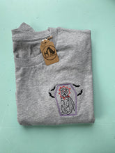 Load image into Gallery viewer, Barkula - ANY BREED - sweatshirt OR t-shirt for Halloween and dog lovers
