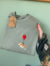 Load image into Gallery viewer, Dog Red Balloon Sweatshirt - Embroidered sweater for dog lovers