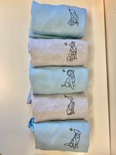 Load image into Gallery viewer, OUTLINE STYLE SWEATSHIRT - Various Breeds- Dogs Sweatshirt - Embroidered sweater for dog lovers
