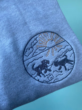 Load image into Gallery viewer, Dog Beach Sweatshirt - Embroidered sweater for dog and beach lovers