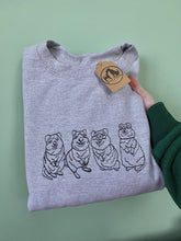 Load image into Gallery viewer, Smiling Quokka Embroidered Sweatshirt - Gifts for quokka lovers