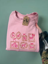 Load image into Gallery viewer, Pink Girly Dog Sweatshirt - Dog Gallery Wall Jumper for Dog Lovers