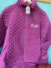 Load image into Gallery viewer, PRE-LOVED - Full Colour Puppy Fleece- burgundy