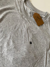 Load image into Gallery viewer, IMPERFECT- Tiny Maple Leaf T-Shirt Grey  / M