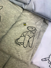 Load image into Gallery viewer, Various Breeds - Outline Bee Dog Breed T-Shirts