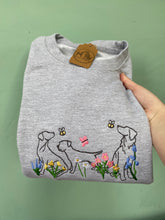 Load image into Gallery viewer, MIX AND MATCH DOG BREEDS- OUTLINE STYLE - Wildflower Dogs Sweatshirt - Embroidered sweater for dog lovers