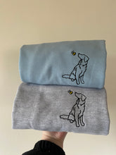 Load image into Gallery viewer, OUTLINE STYLE SWEATSHIRT - Various Breeds- Dogs Sweatshirt - Embroidered sweater for dog lovers