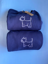 Load image into Gallery viewer, SILHOUETTE STYLE SWEATSHIRT - Various Breeds- Dogs Sweatshirt - Embroidered sweater for dog lovers