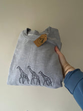 Load image into Gallery viewer, Giraffe Sweatshirt - Grey/ 2XL