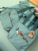 Load image into Gallery viewer, Colourful Birds Backpack for Bird Lovers and Owners- colourful embroidered compact rucksack for your adventures