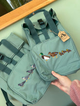 Load image into Gallery viewer, Colourful Birds Backpack for Bird Lovers and Owners- colourful embroidered compact rucksack for your adventures
