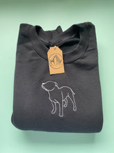 Load image into Gallery viewer, SILHOUETTE STYLE SWEATSHIRT - Various Breeds- Dogs Sweatshirt - Embroidered sweater for dog lovers