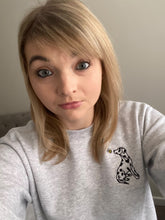 Load image into Gallery viewer, OUTLINE STYLE SWEATSHIRT - Various Breeds- Dogs Sweatshirt - Embroidered sweater for dog lovers