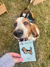 Load image into Gallery viewer, Dog Embroidered Sew on / Iron on Patch - For up-cycling projects.