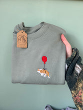 Load image into Gallery viewer, Dog Red Balloon Sweatshirt - Embroidered sweater for dog lovers
