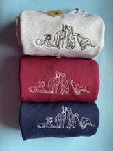 Load image into Gallery viewer, DOODLE STYLE SWEATSHIRT - Various Breeds- Dogs Sweatshirt - Embroidered sweater for dog lovers