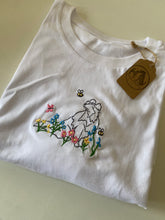 Load image into Gallery viewer, Outline Wildflower Sheltie T-Shirt white - M