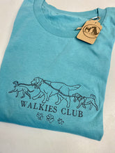 Load image into Gallery viewer, Walkies Club Organic T-Shirt - Teal - XL