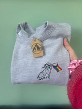 Load image into Gallery viewer, OUTLINE STYLE - PRIDE Dogs Sweatshirt - Embroidered sweater for dog lovers