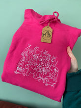 Load image into Gallery viewer, Dog Club Hoodie - Fuschia - L
