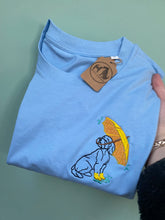 Load image into Gallery viewer, Rainy Day Cockapoo T-Shirt - sky blue - M