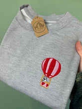 Load image into Gallery viewer, Dog Hot Air Balloon Sweatshirt - Embroidered sweater for dog lovers
