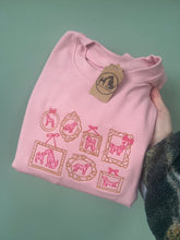 Load image into Gallery viewer, Pink Girly Dog Sweatshirt - Dog Gallery Wall Jumper for Dog Lovers