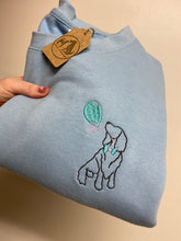 Load image into Gallery viewer, Dog Balloon Sweatshirt - Various Breeds- Embroidered sweater for dog lovers
