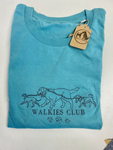 Load image into Gallery viewer, Walkies Club Organic T-Shirt - Teal - XL