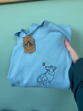 Load image into Gallery viewer, Welsh Corgi Outline Sweatshirt - Gifts for corgi owners and lovers.