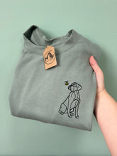 Load image into Gallery viewer, Boxer Dog Outline Sweatshirt - Gifts for Boxer owners and lovers.