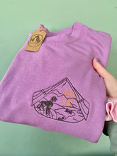 Load image into Gallery viewer, Adventure Dogs Sweatshirt - various breeds- Embroidered sweater for dog lovers, hikers, campers and adventurers