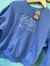 Load image into Gallery viewer, PRE-LOVED ‘dog club’ cropped sweatshirt