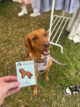 Load image into Gallery viewer, Dog Embroidered Sew on / Iron on Patch - For up-cycling projects.