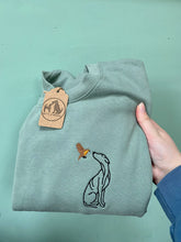 Load image into Gallery viewer, OUTLINE STYLE - Robin Dogs Sweatshirt - Embroidered sweater for dog lovers