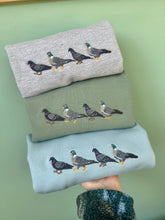 Load image into Gallery viewer, Pigeon Embroidered Sweatshirt - Pigeon gifts for pigeon lovers.