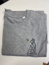Load image into Gallery viewer, IMPERFECT- GSD BEE T-Shirt-  grey / L