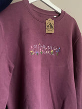 Load image into Gallery viewer, PRE-LOVED  ‘spring puppies’ organic cotton and recycled polyester sweatshirt
