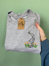 Load image into Gallery viewer, Sighthound Tulips Sweatshirt - Grey / S