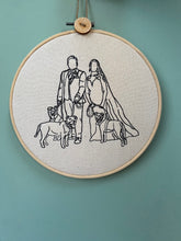 Load image into Gallery viewer, Custom Embroidered Decorative Hoop - Display your special memories in your home