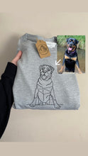 Load image into Gallery viewer, Custom Embroidered Pet Sweatshirt - For Animal Lovers