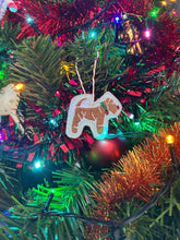 Load image into Gallery viewer, Ready to Ship Embroidered Mini Hoop and Felt shape Christmas Bauble/ Tree Decoration