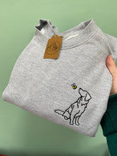 Load image into Gallery viewer, Spring Golden retriever Outline Sweatshirt - Gifts for goldie owners and lovers.