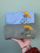 Load image into Gallery viewer, Dog Rainy Day Sweatshirt - Various Breeds- Embroidered sweater for dog lovers