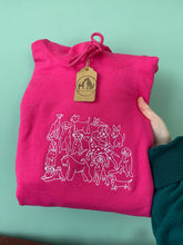 Load image into Gallery viewer, Dog Club Hoodie - Fuschia - L