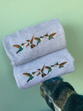 Load image into Gallery viewer, Embroidered Hummingbird Sweatshirt - colourful sweatshirt for bird lovers
