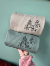 Load image into Gallery viewer, Custom Embroidered Human & Pet Sweatshirt - For Animal Lovers