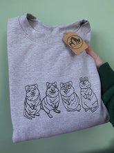 Load image into Gallery viewer, Smiling Quokka Embroidered Sweatshirt - Gifts for quokka lovers