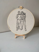 Load image into Gallery viewer, Custom Embroidered Decorative Hoop - Display your special memories in your home